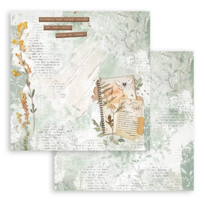 8x8 Paper Pad - Secret Diary - Create Happiness - Stamperia