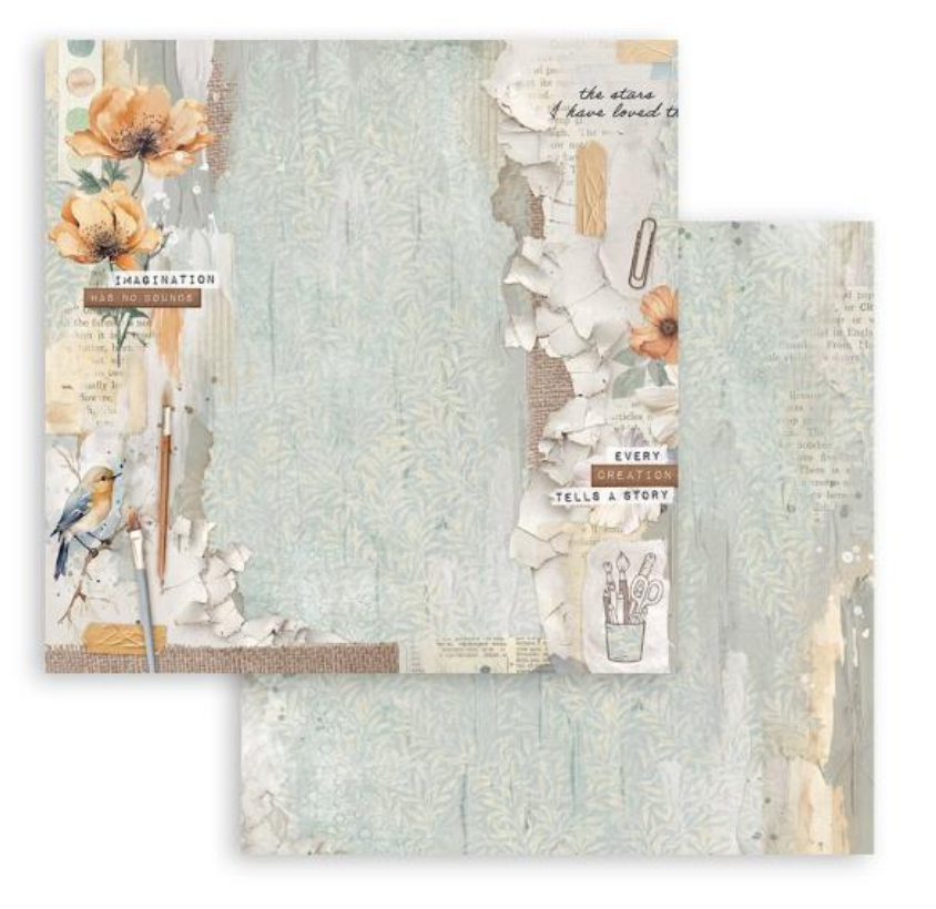 12x12 Paper Pad - Secret Diary - Create Happiness - Stamperia