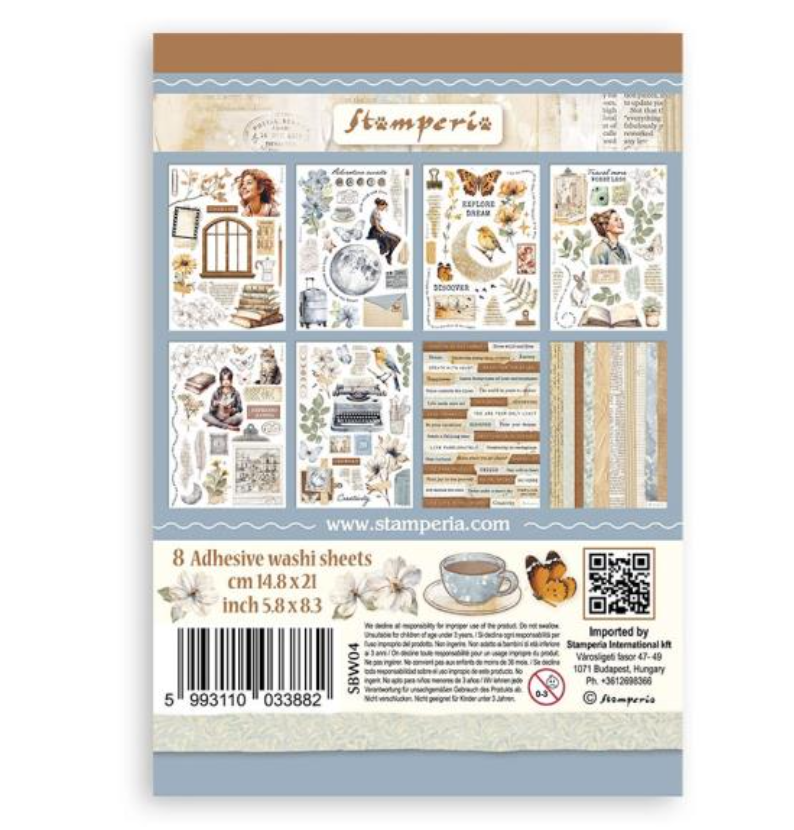 Washi Pad - Secret Diary - Create Happiness - Stamperia