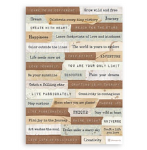 Washi Pad - Secret Diary - Create Happiness - Stamperia