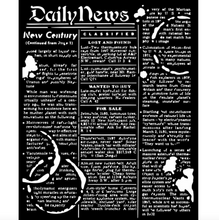 Stencil - Coffee And Chocolate Daily News - Stamperia