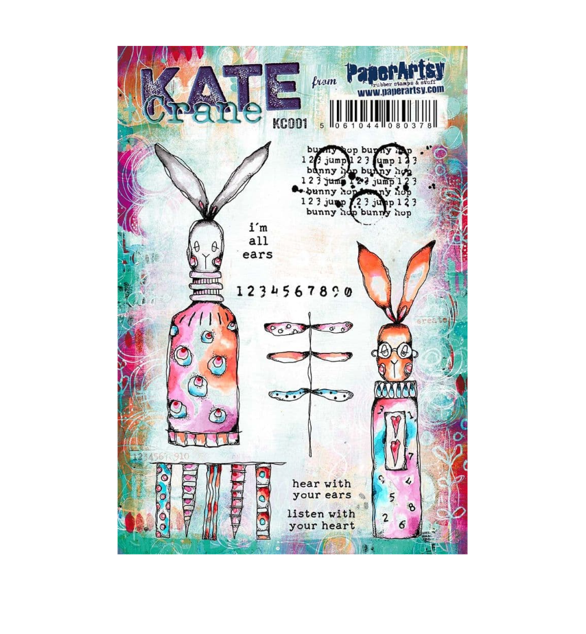 Stamp Set 001 - Kate Crane  - A5 on EZ - Paperartsy