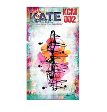 Mini Stamp 002 - Kate Crane - On EZ Mount - Paperartsy