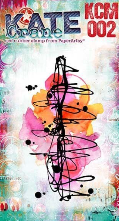 Mini Stamp 002 - Kate Crane - On EZ Mount - Paperartsy