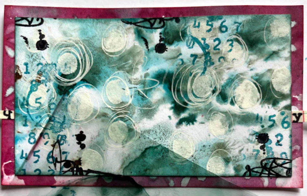 Mini Stamp 003 - Kate Crane - On EZ Mount - Paperartsy