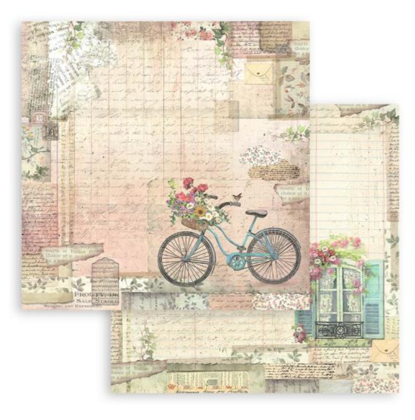 8x8 - Garden - Scrapbooking Pad - 10 Sheets - Stamperia