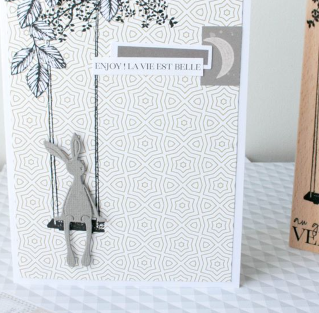 Die Set - Doudou - Bunny with Chair - Atelier de Karine