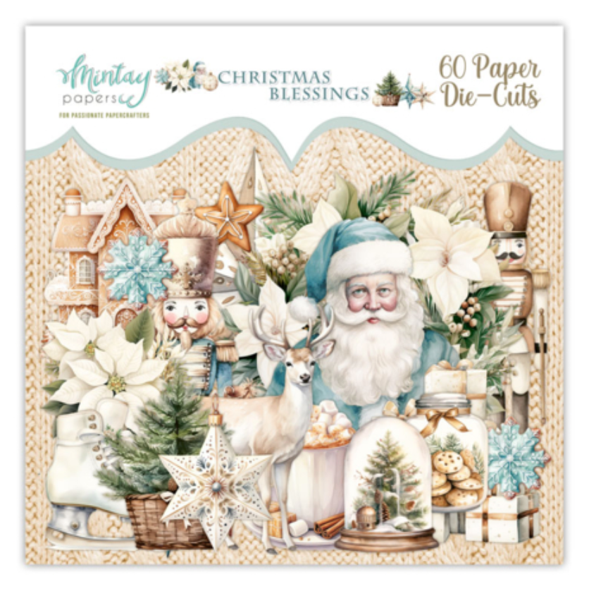 Christmas Blessings - Paper Die Cuts - 60 PCS - Mintay Papers