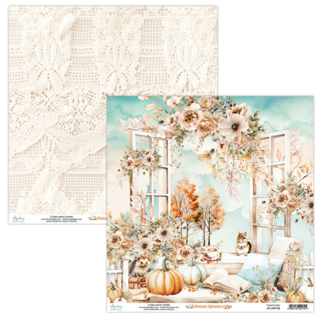 Autumn Splendor - 12 x 12 Paper Set - Mintay Papers