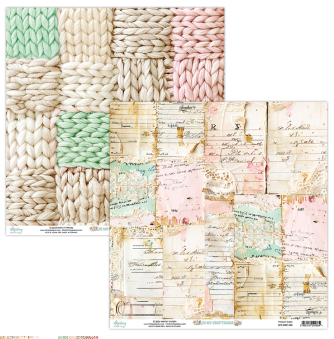 In My Craftroom - 6 x 6 Paper Set - Mintay Papers