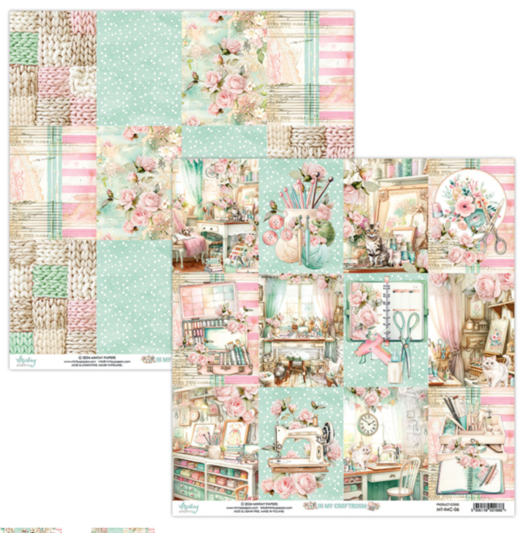 In My Craftroom - 6 x 6 Paper Set - Mintay Papers