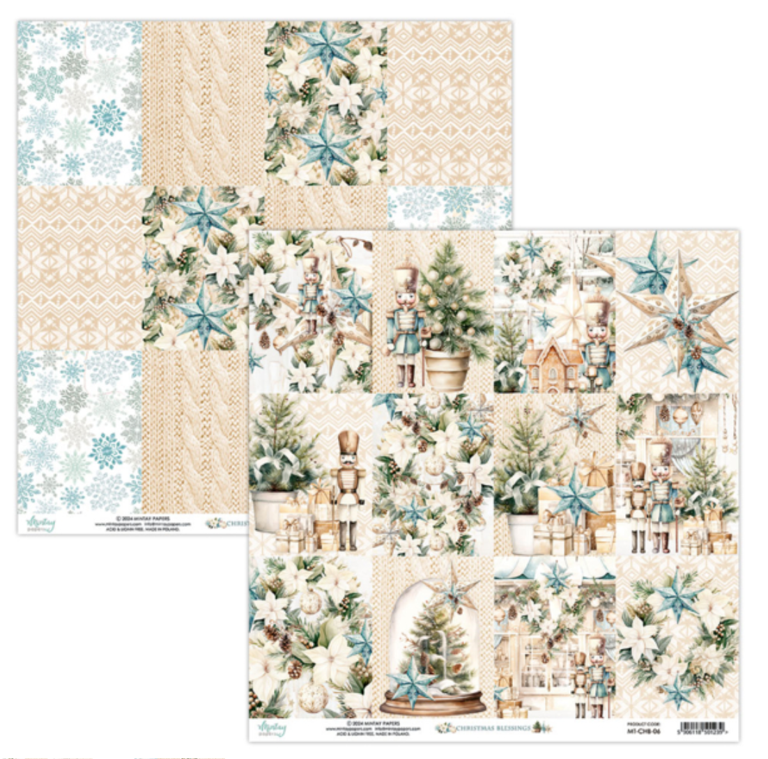 Christmas Blessings - 12 x 12 Paper Set - Mintay Papers