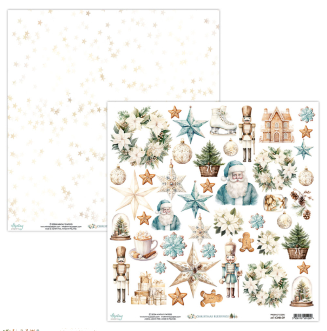 Christmas Blessings - 12 x 12 Paper Set - Mintay Papers