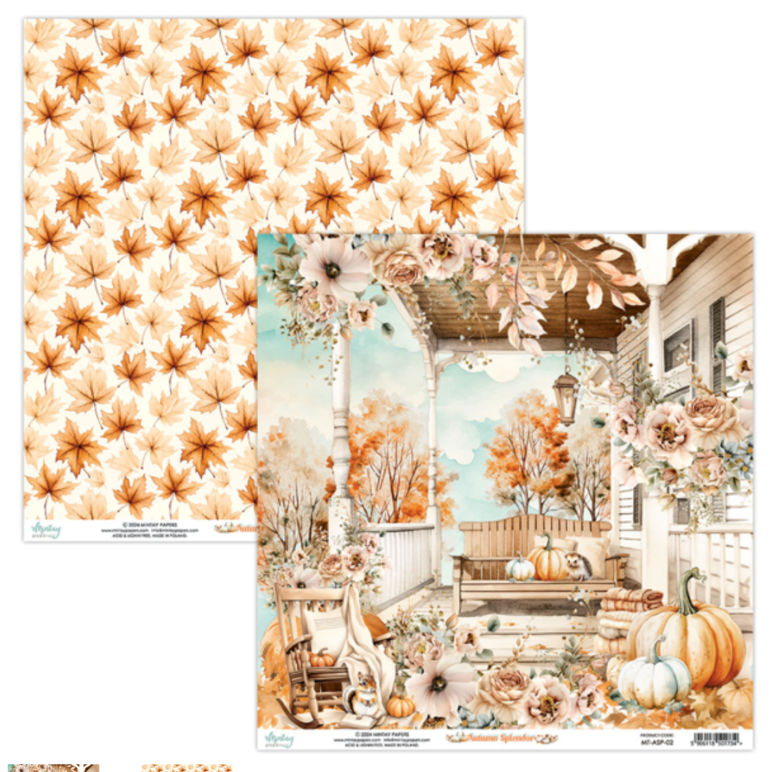 Autumn Splendor - 6 x 6 Paper Set - Mintay Papers
