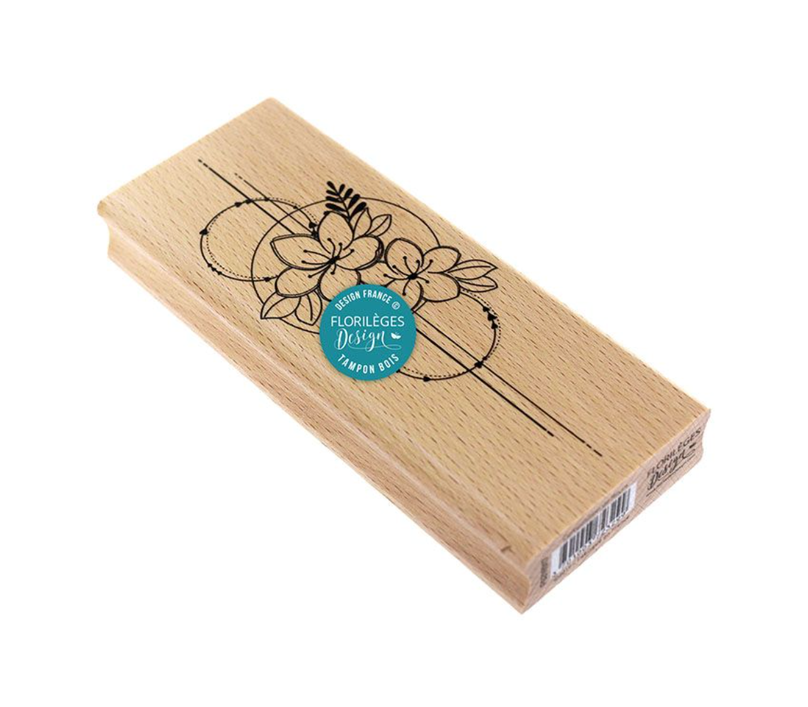 Flower Composition - Wooden Stamp - Florilèges Design