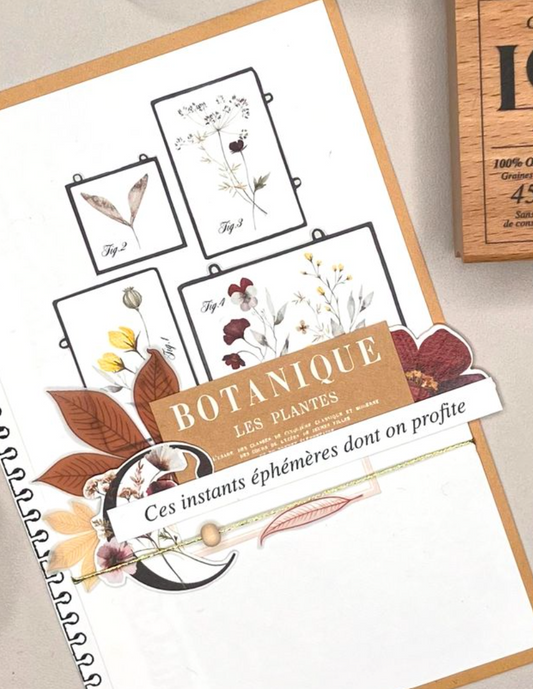 Herbarium Labels - Wooden Stamp - Florilèges Design