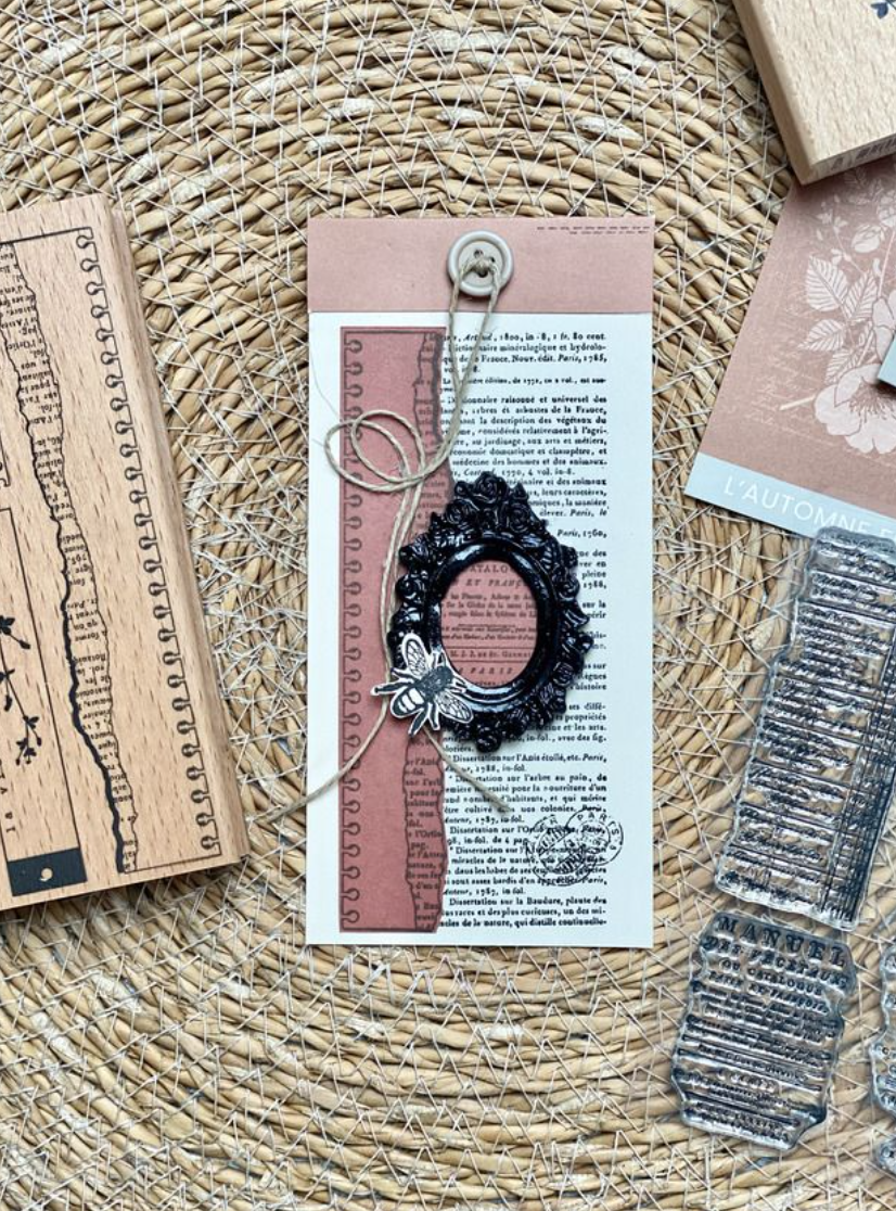 Herbarium Labels - Wooden Stamp - Florilèges Design