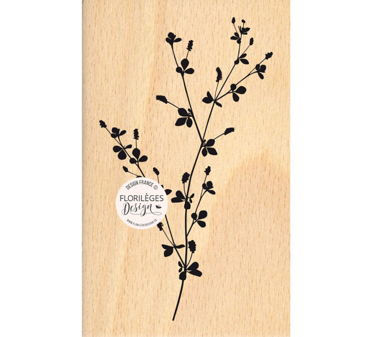 Fragile Branch - Wooden Stamp - Florilèges Design