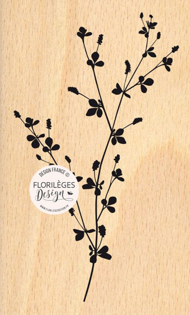 Fragile Branch - Wooden Stamp - Florilèges Design