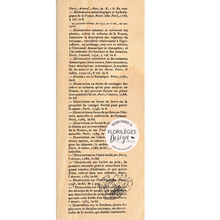 End of Page - Wooden Stamp - Florilèges Design