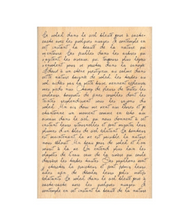 Handwritten Text - Wooden Stamp - Florilèges Design