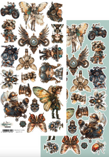 6x12 - Steampunk Time - Fussy Cutting Set - Alchemy Of Art