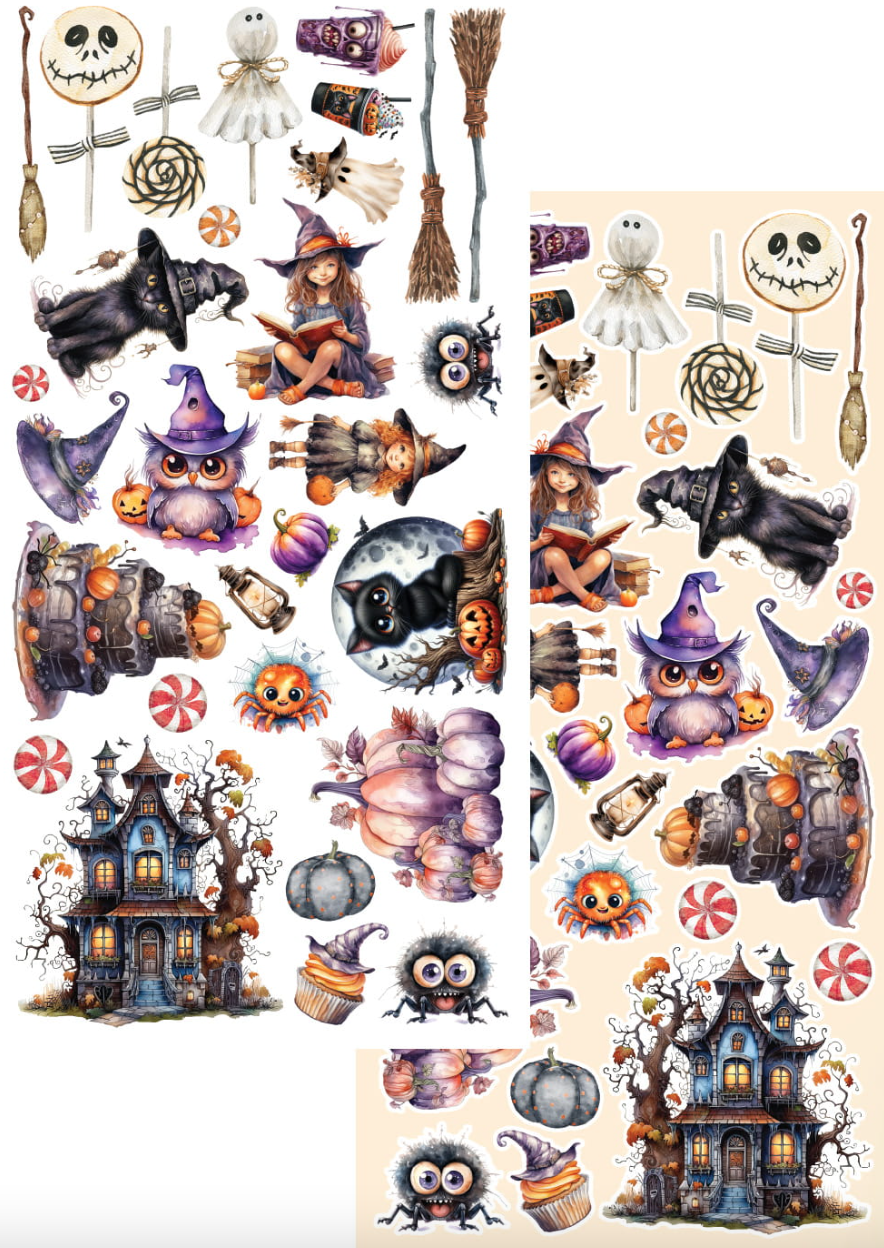 6x12 - Trick or Treat - Happy Halloween - Fussy Cutting Set - Alchemy Of Art