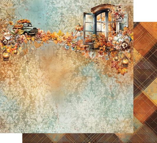 12x12 - In Autumn Colors - Double Sided Paper - Alchemy Of Art