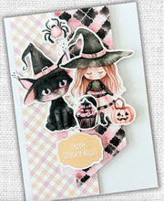 Embossed Die Cuts - Pink Halloween - Paper Rose