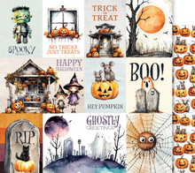 12 x 12 Inch - Spooky Halloween - Double Sided Paper - Paper Rose