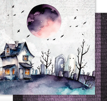 12 x 12 Inch - Spooky Halloween - Double Sided Paper - Paper Rose