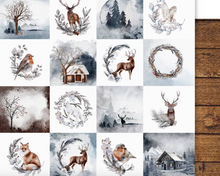 12 x 12 Inch - Winter Woods - Double Sided Paper - Paper Rose