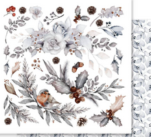 12 x 12 Inch - Winter Woods - Double Sided Paper - Paper Rose