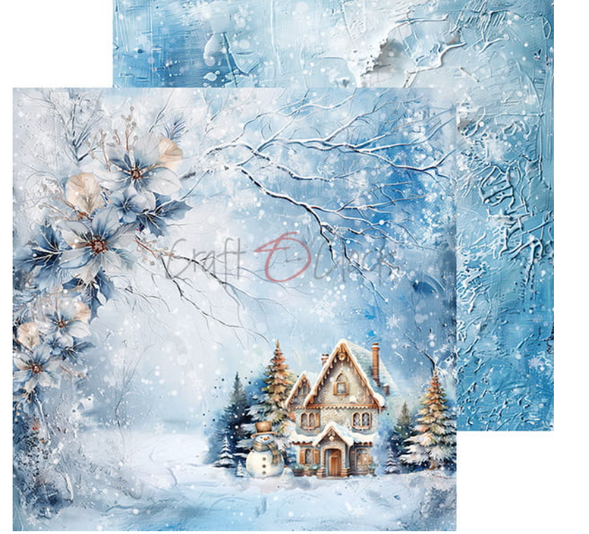 8x8 - Cozy Winterland - Double Sided Paper - Craft O Clock