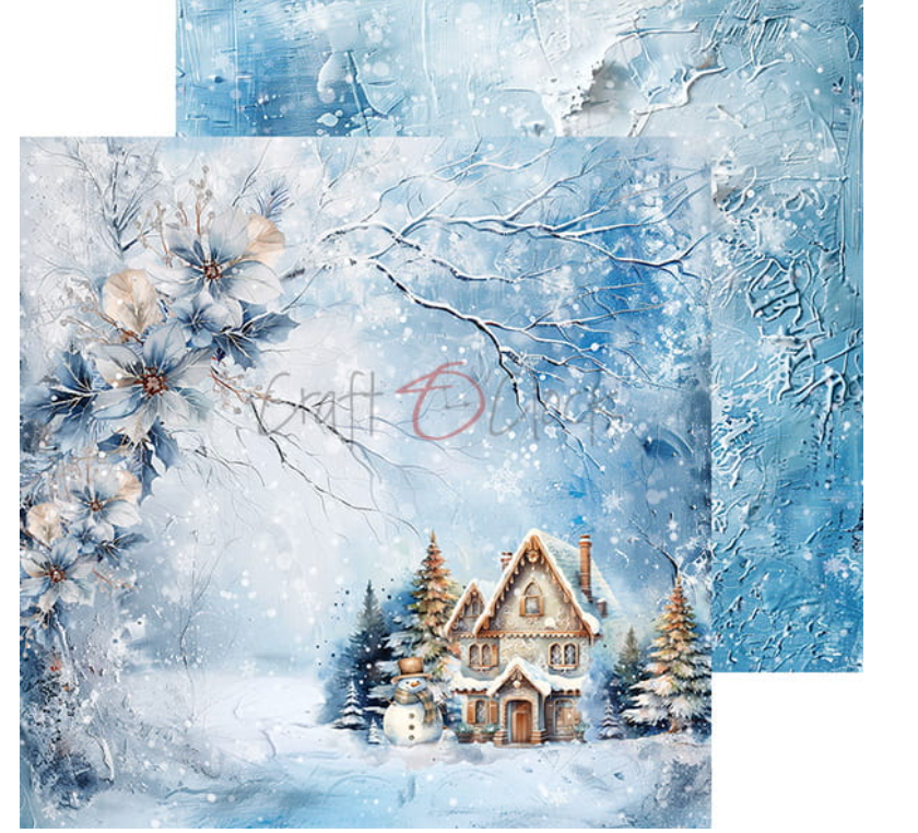 12x12 - Cozy Winterland - Double Sided Paper - Craft O Clock