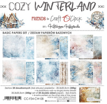 8x8 - Cozy Winterland Mixed Pad - Double Sided Paper - Craft O Clock