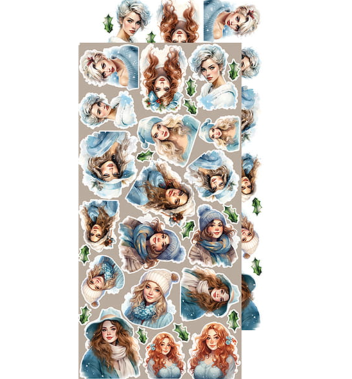 6x12 - Cozy Winterland - Extra Set - Flowers & More - Craft O Clock