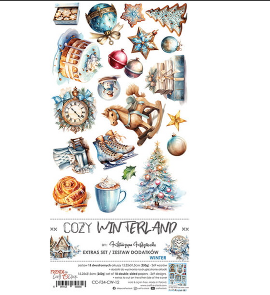 6x12 - Cozy Winterland - Extra Set - Winter - Craft O Clock