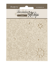 Decorative Chips - Dewdrops -  Snowflakes - 5.5