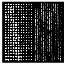 Stencil - The Nutcracker Double Texture - 7x7 - Stamperia