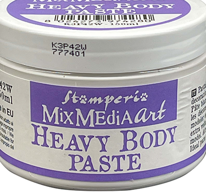 Heavy Body Paste - White - Stamperia