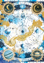 Vellum Paper A4 - Celestial - 6/Pkg - Ciao Bella