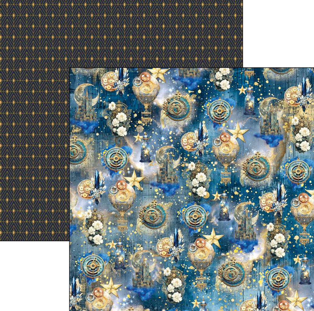 8x8 - Celestial - Paper Pad 12/Pkg - Double Sided Paper - Ciao Bella