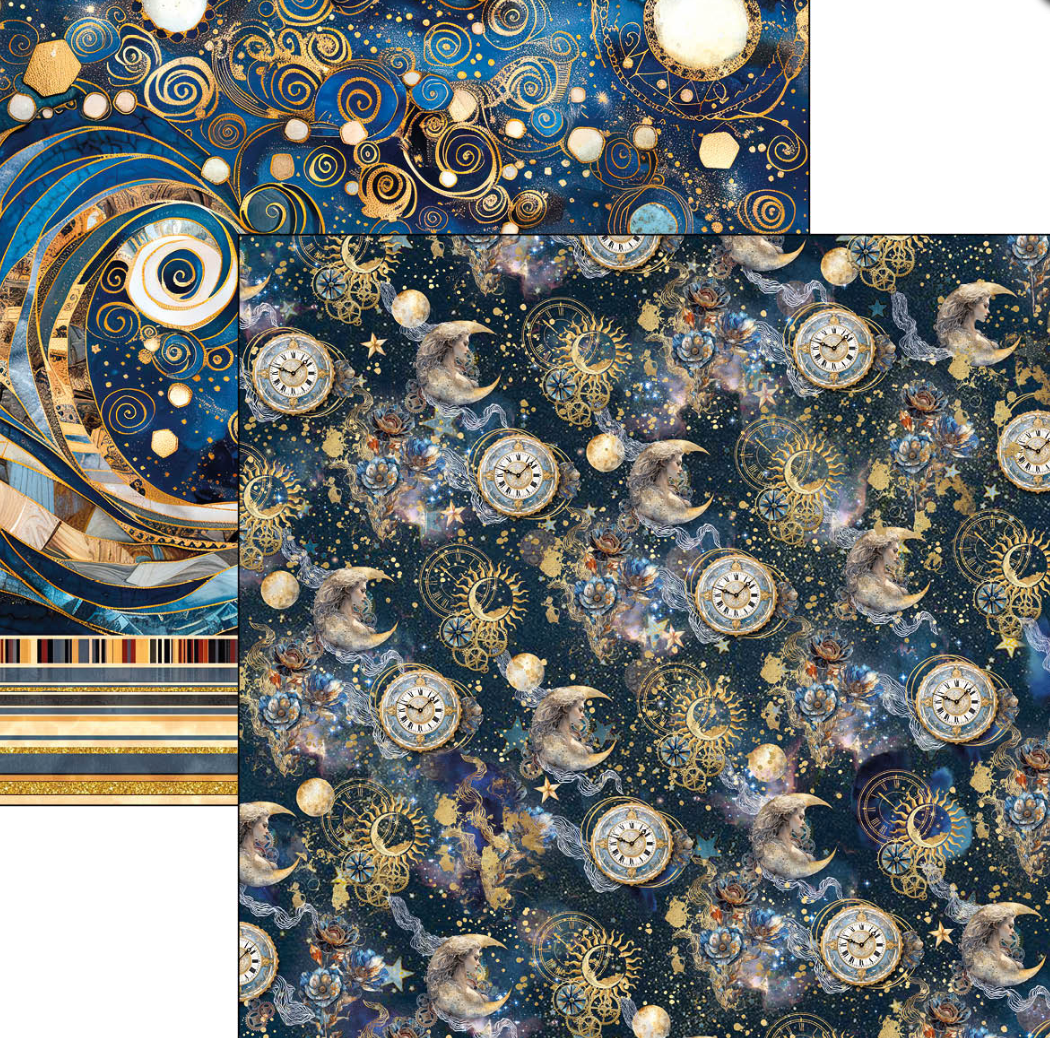 12x12 - Celestial - Pattern Pad 8/Pkg - Double Sided Paper - Ciao Bella