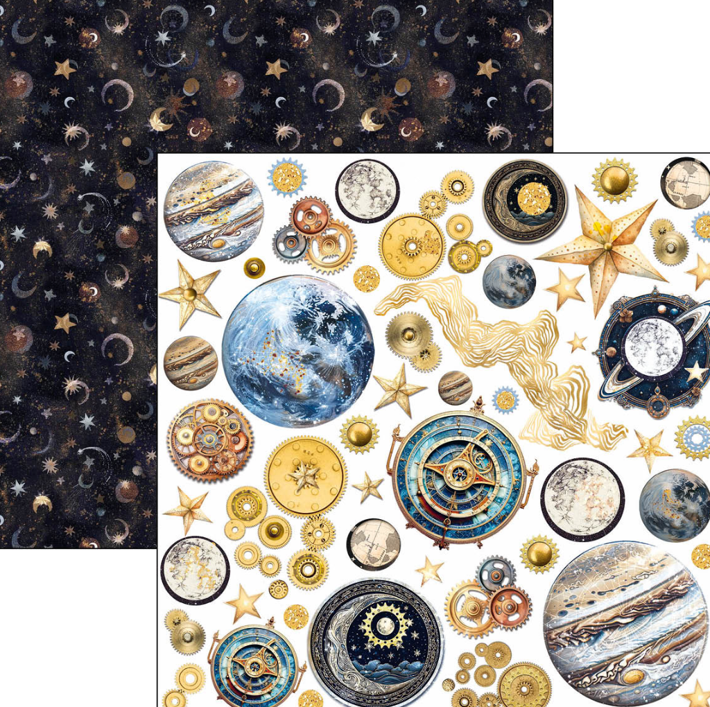 6x6 - Celestial - Fussy Cut Pad 24/Pkg - Double Sided Paper - Ciao Bella