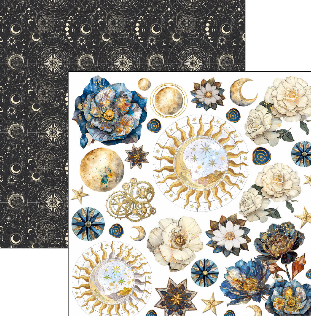 6x6 - Celestial - Fussy Cut Pad 24/Pkg - Double Sided Paper - Ciao Bella