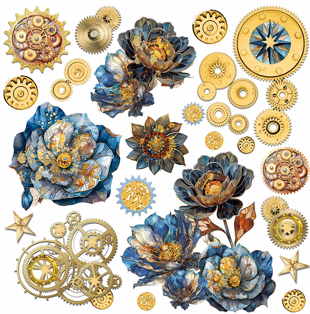 6x6 - Celestial - Vellum Celestial - Cut 6"x6" 6/Pkg - Ciao Bella