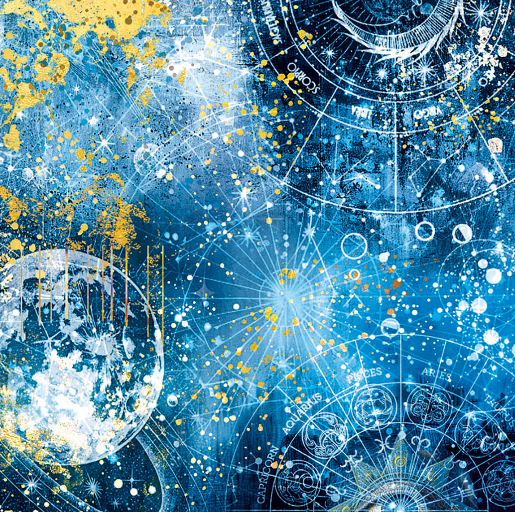 6x6 - Celestial - Vellum Celestial - Cut 6"x6" 6/Pkg - Ciao Bella