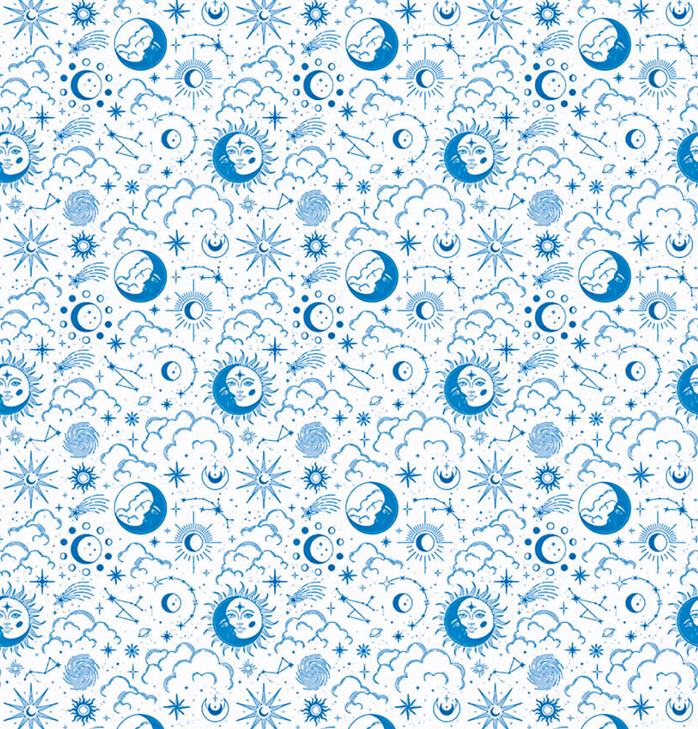 6x6 - Celestial - Vellum Celestial - Cut 6"x6" 6/Pkg - Ciao Bella