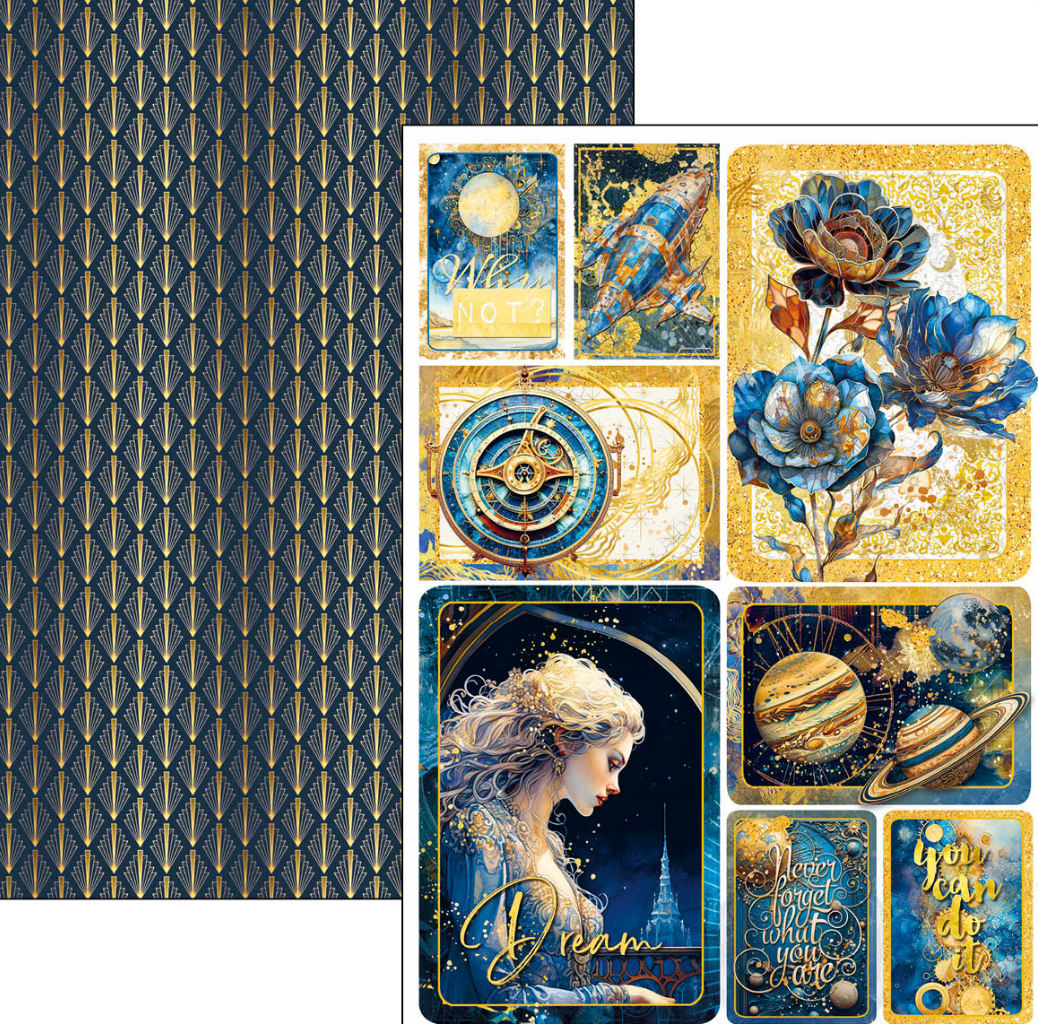 Creative Pad A4 - Celestial 9/Pkg - Double Sided Paper - Ciao Bella